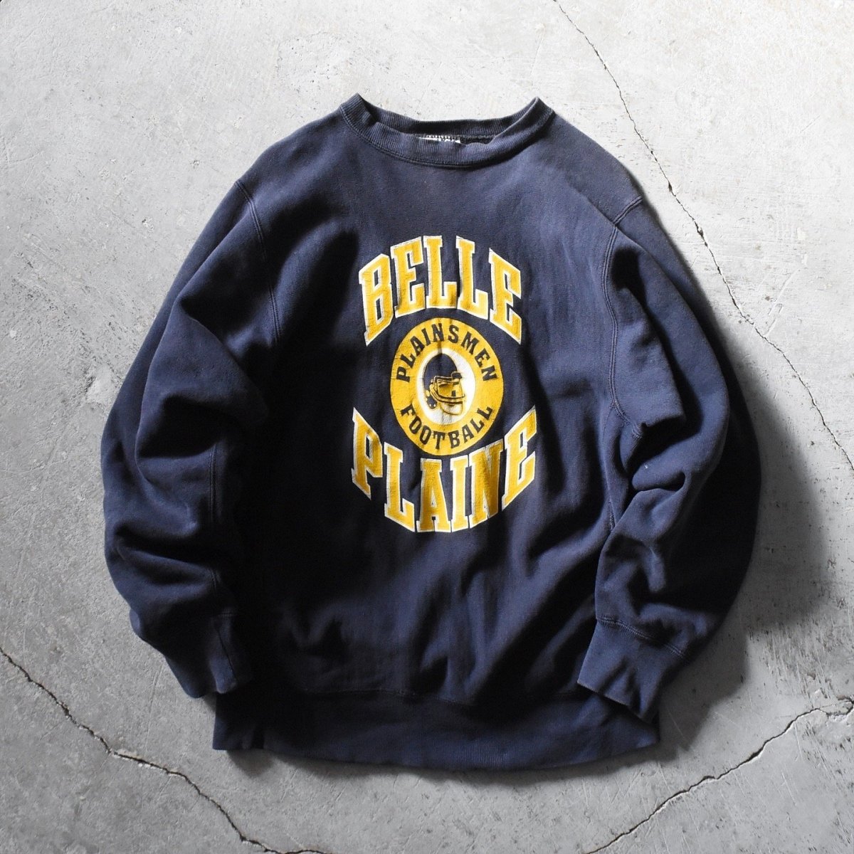 画像1: 1980-90s SAND-KNIT リバースウィーブTYPE カレッジスウェット　 "MADE IN USA"　 表記M  (1)