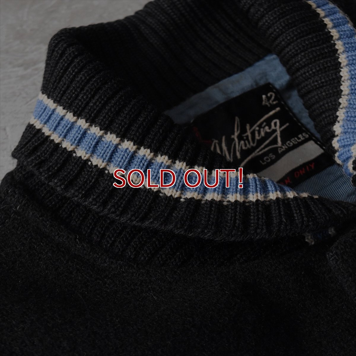 画像6: 1970s WHITING 袖レザースタジャン　 "MADE IN USA"　 表記42  (6)