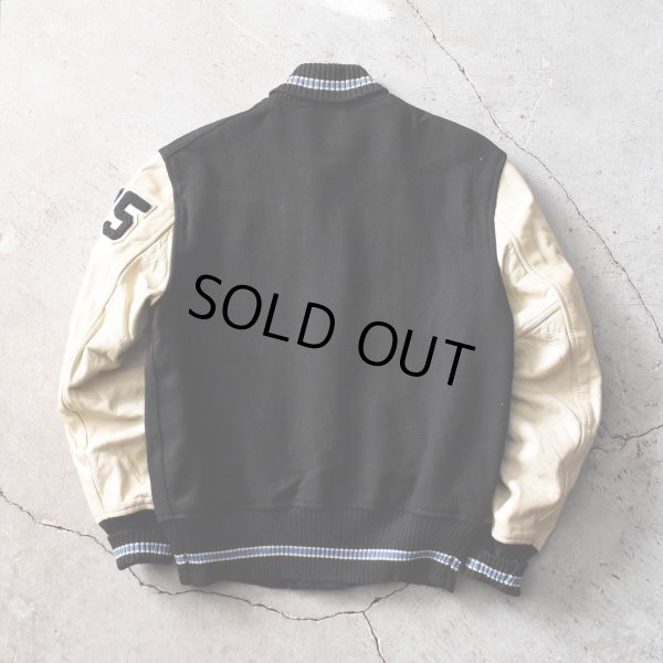 画像2: 1970s WHITING 袖レザースタジャン　 "MADE IN USA"　 表記42 