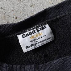 画像2: 1980-90s SAND-KNIT リバースウィーブTYPE カレッジスウェット　 "MADE IN USA"　 表記M  (2)