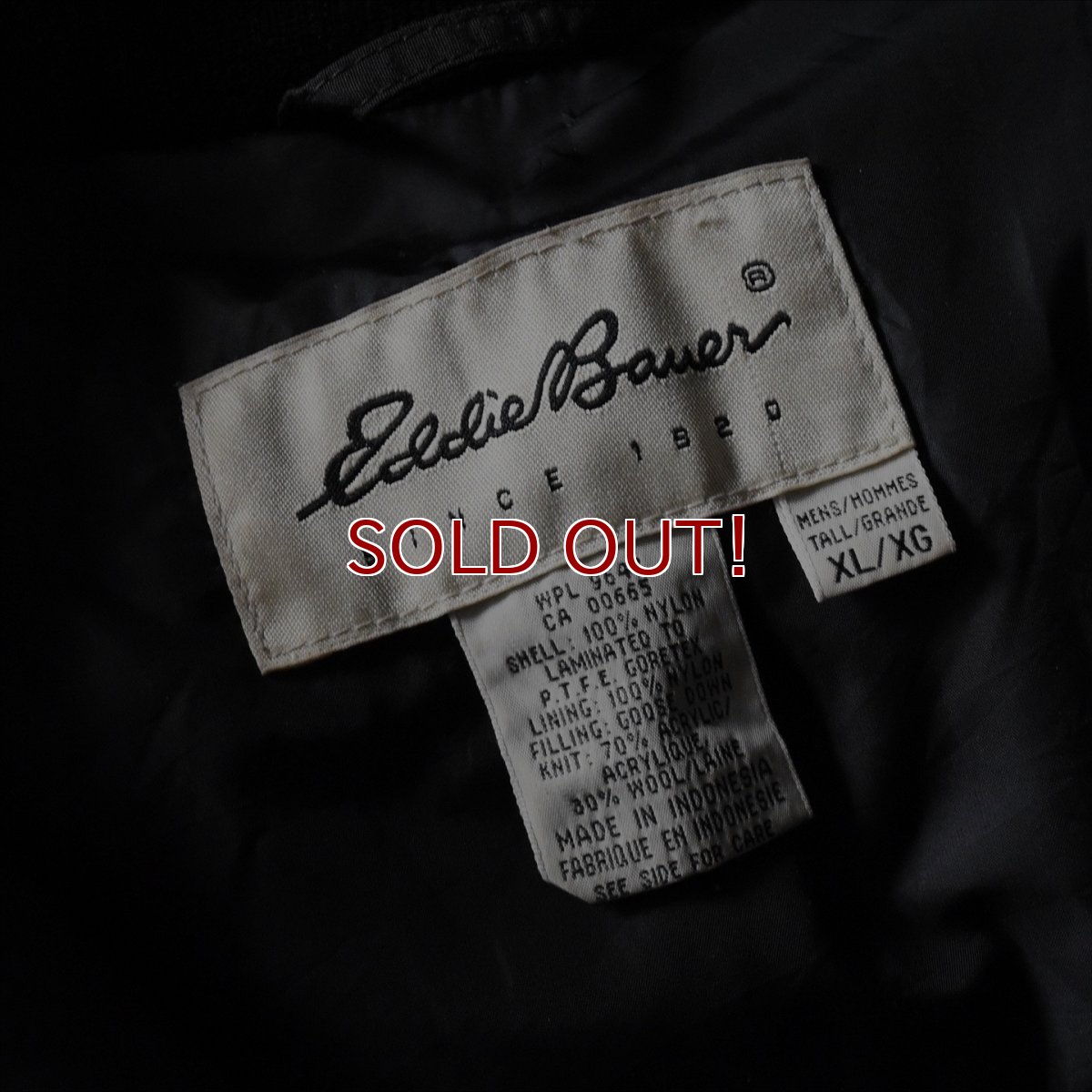 画像4: 1990s EDDIE BAUER ダウンジャケット　 "GORE-TEX"　 表記XL  (4)