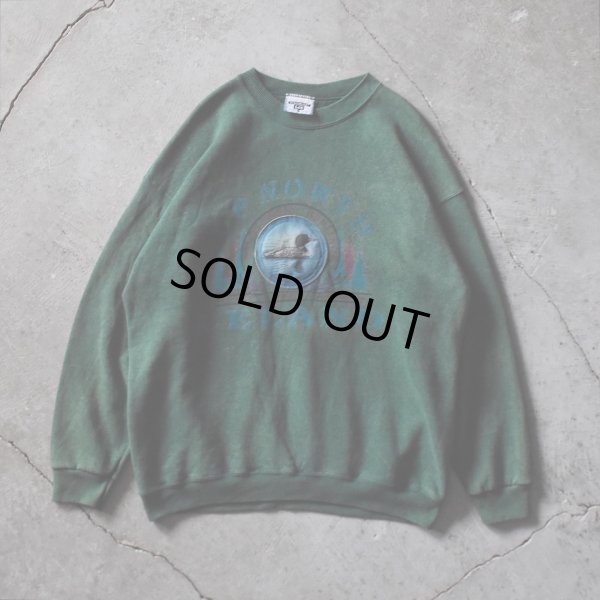 画像1: 1990s Lee HEAVYWEIGHT プリントスウェット　 "MADE IN USA"　 表記XL 