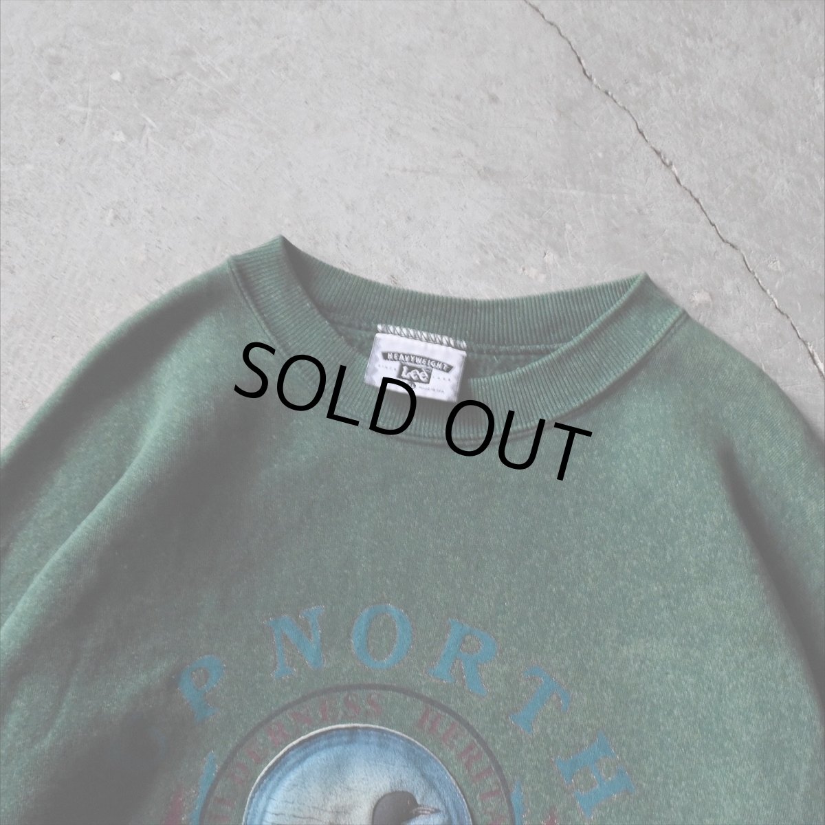 画像3: 1990s Lee HEAVYWEIGHT プリントスウェット　 "MADE IN USA"　 表記XL  (3)