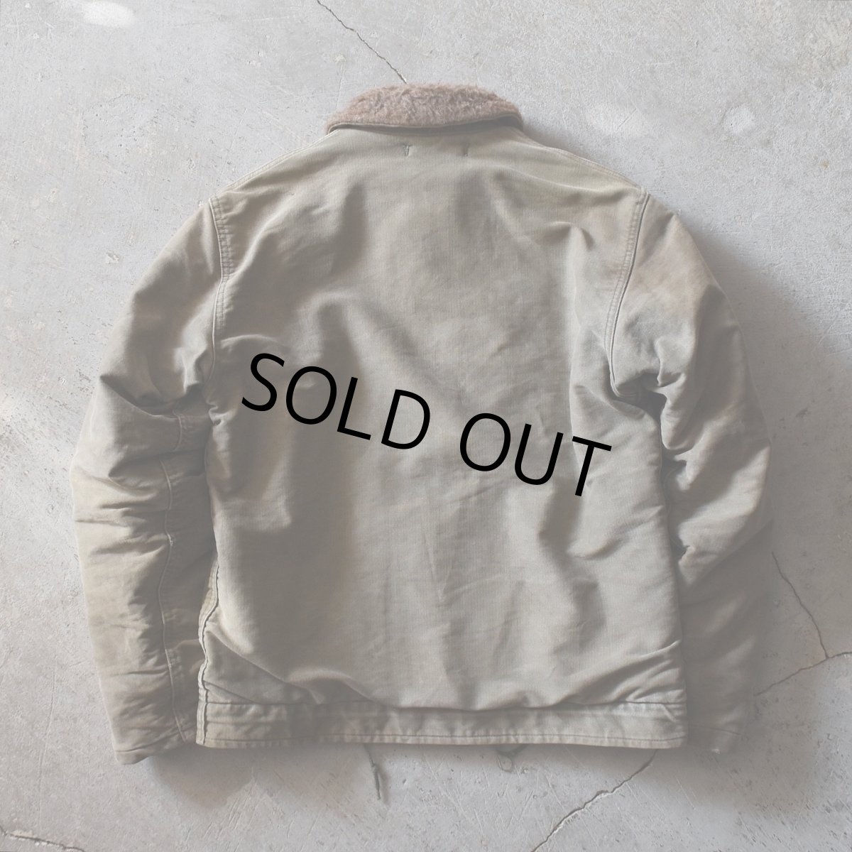 画像2: 1950s US.NAVY N-1デッキジャケット　 表記38  (2)