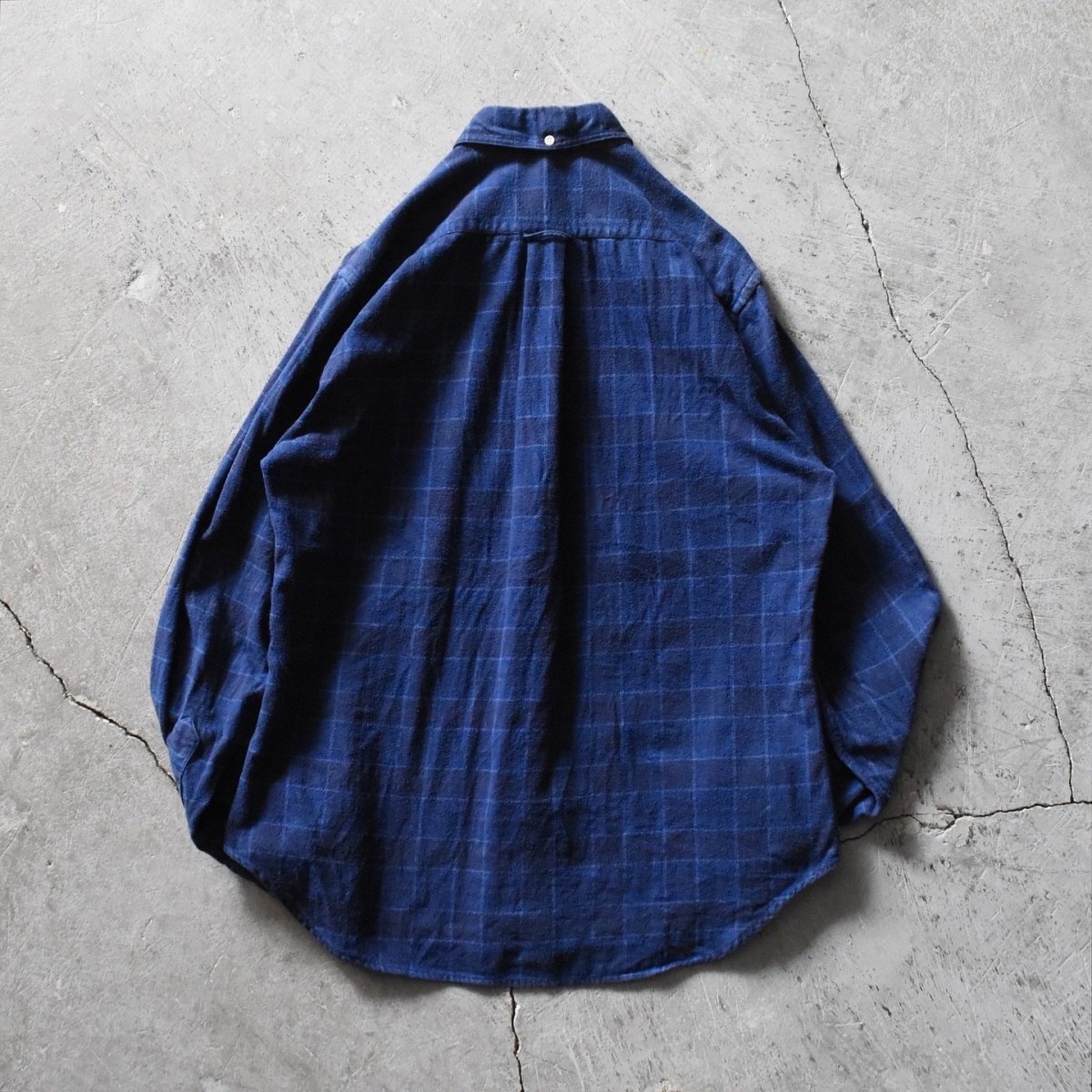 画像2: GITMAN BROS.× J.CREW ネルBDシャツ　 "MADE IN USA"　 表記M  (2)