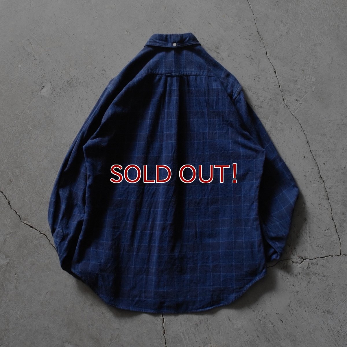 画像2: GITMAN BROS.× J.CREW ネルBDシャツ　 "MADE IN USA"　 表記M  (2)