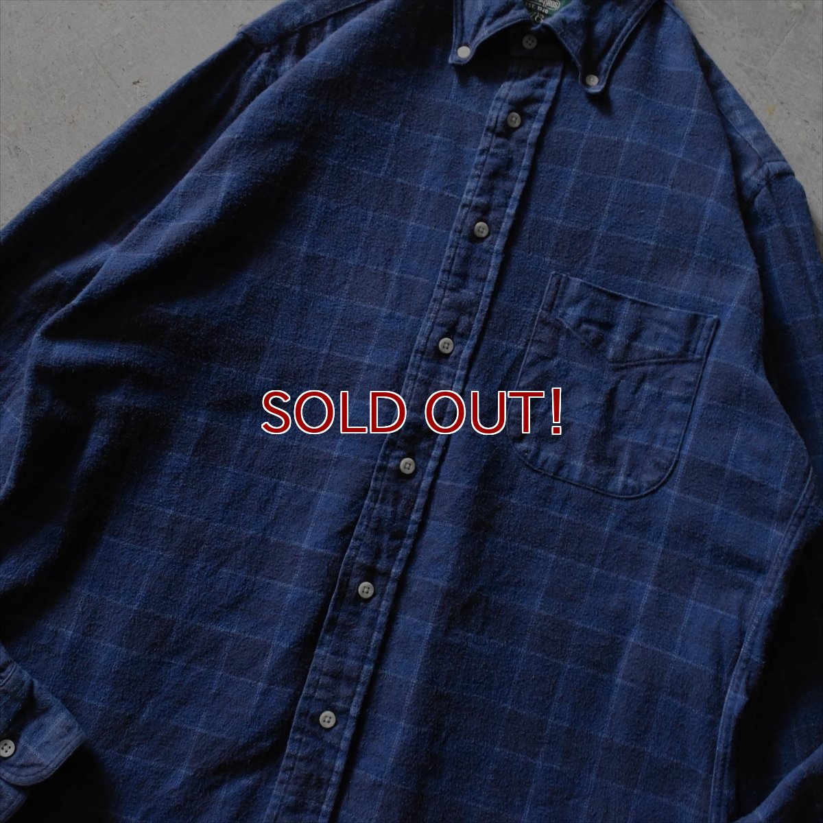 画像6: GITMAN BROS.× J.CREW ネルBDシャツ　 "MADE IN USA"　 表記M  (6)