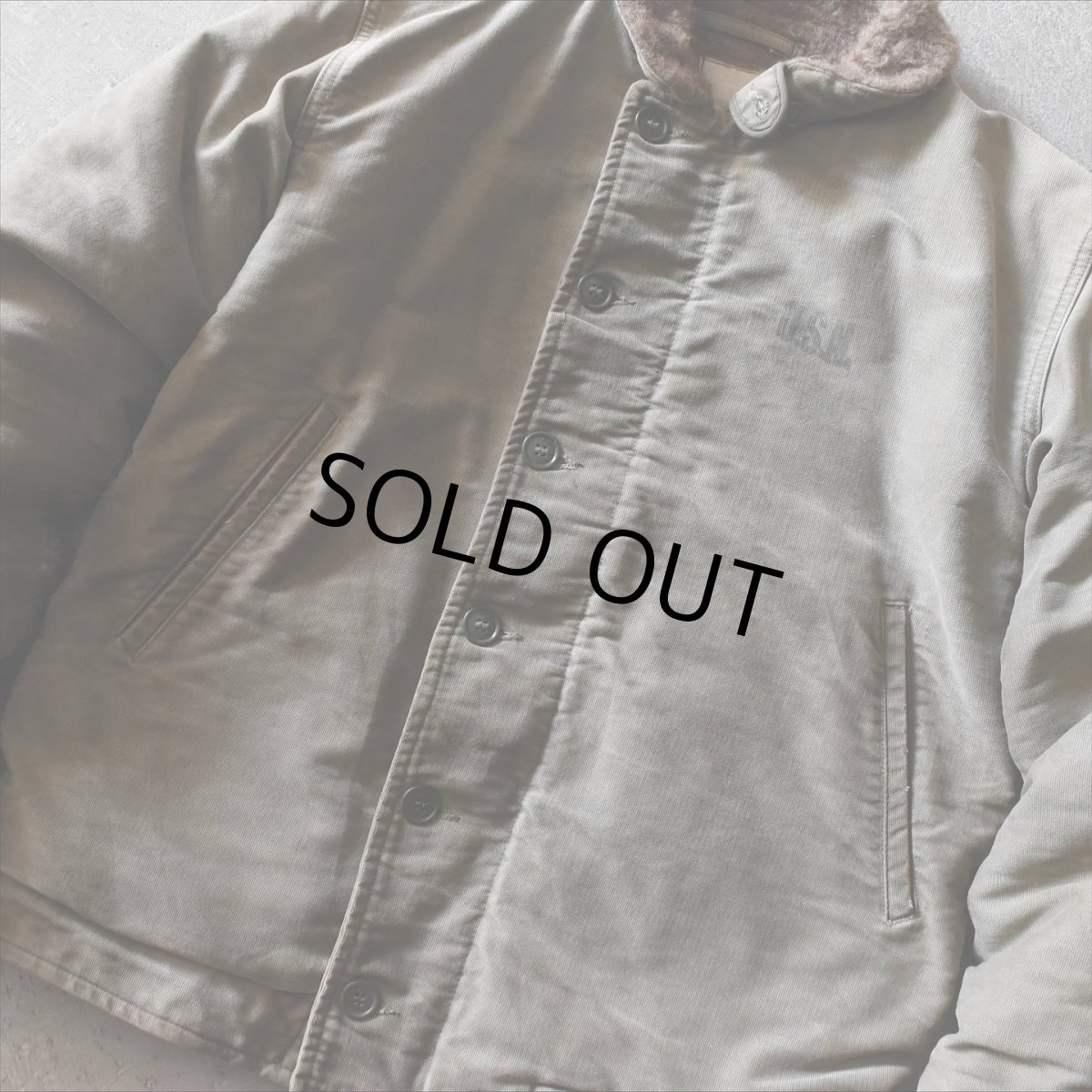 画像5: 1950s US.NAVY N-1デッキジャケット　 表記38  (5)