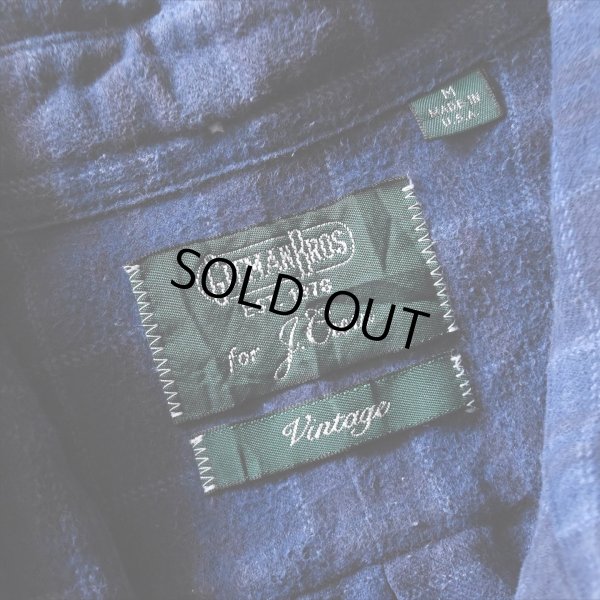 画像3: GITMAN BROS.× J.CREW ネルBDシャツ　 "MADE IN USA"　 表記M 