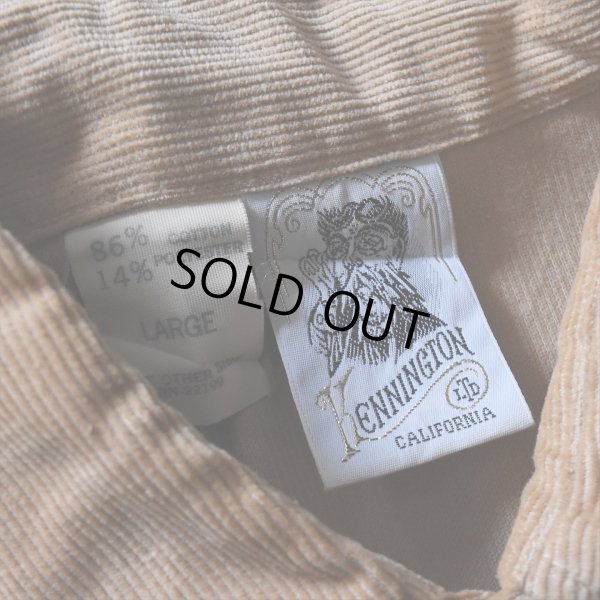 画像3: 1970s KENNINGTON プリントコーデュロイシャツ　 表記L 