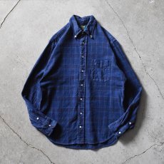 画像1: GITMAN BROS.× J.CREW ネルBDシャツ　 "MADE IN USA"　 表記M  (1)