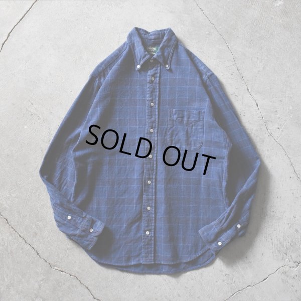 画像1: GITMAN BROS.× J.CREW ネルBDシャツ　 "MADE IN USA"　 表記M 