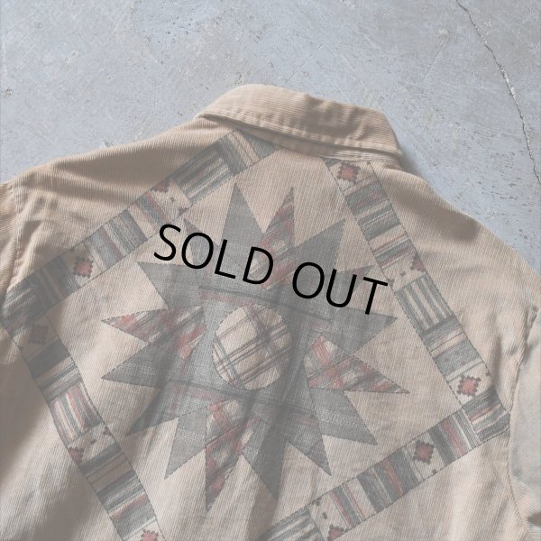 画像9: 1970s KENNINGTON プリントコーデュロイシャツ　 表記L 