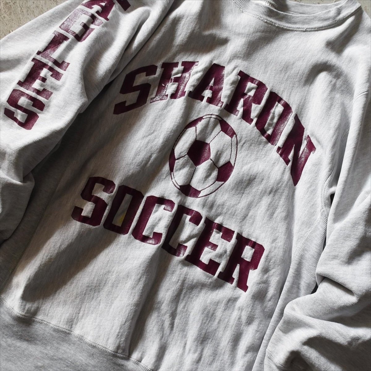 画像5: 1980s Champion リバースウィーブスウェット　 "SHARON SOCCER EAGLES"　 表記L  (5)