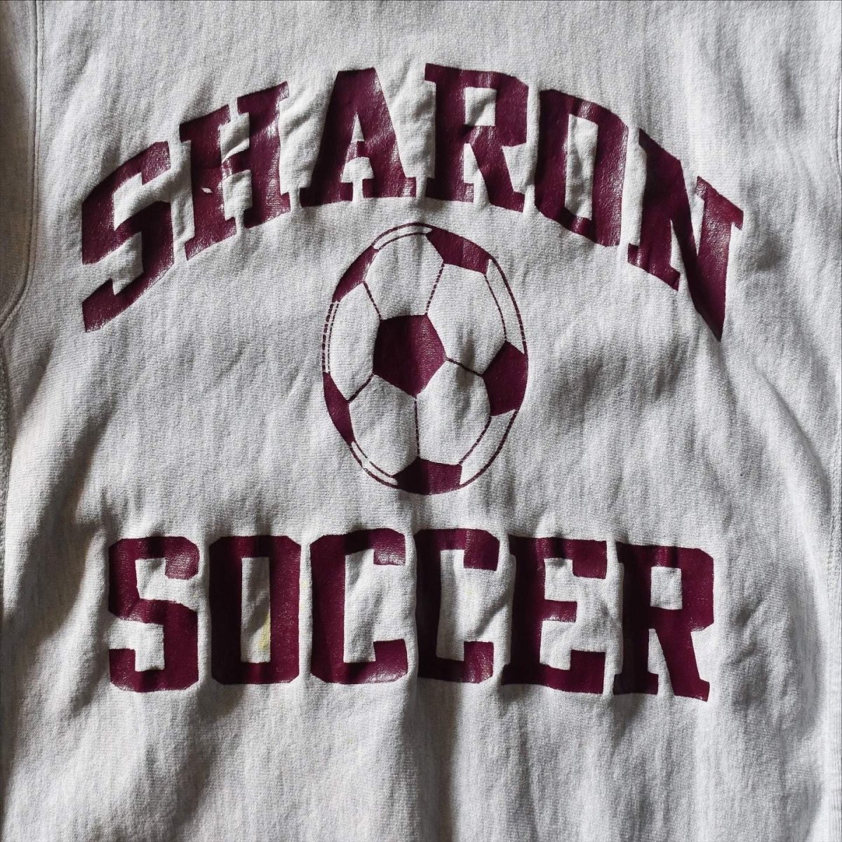 画像6: 1980s Champion リバースウィーブスウェット　 "SHARON SOCCER EAGLES"　 表記L  (6)