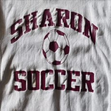 画像6: 1980s Champion リバースウィーブスウェット　 "SHARON SOCCER EAGLES"　 表記L  (6)