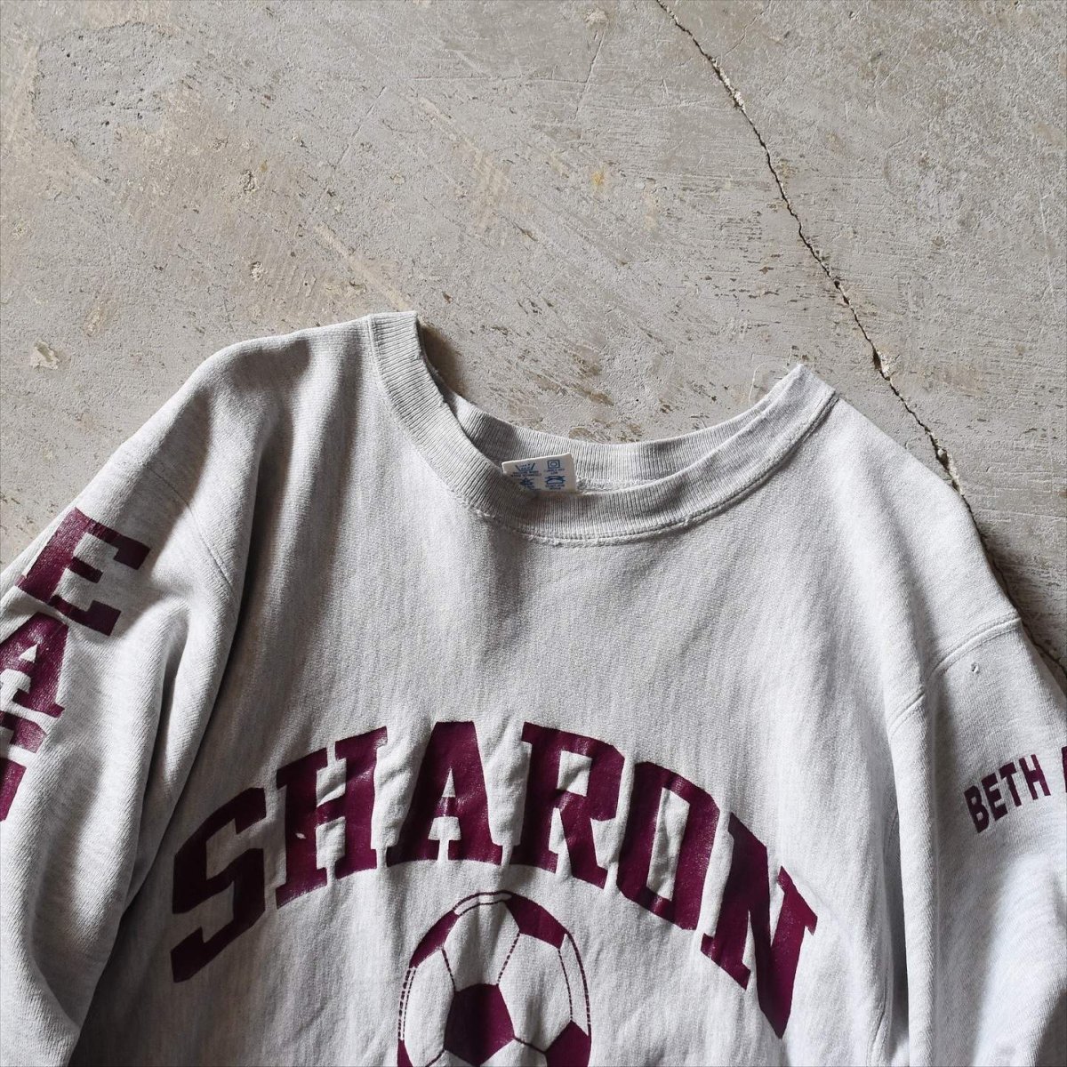 画像3: 1980s Champion リバースウィーブスウェット　 "SHARON SOCCER EAGLES"　 表記L  (3)