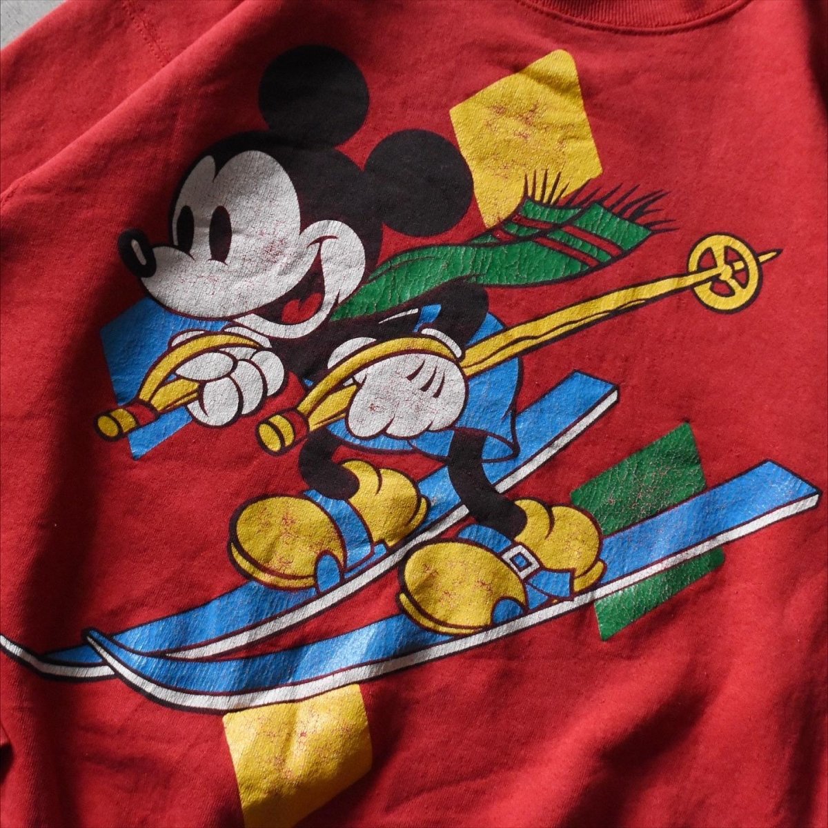 画像4: 1990s MICKEY&Co. スウェット　 実寸L-XL  (4)