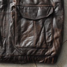 画像11: 1980-90s EDDIE BAUER レザーダウンベスト　 表記XL  (11)