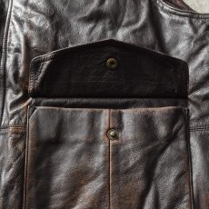 画像12: 1980-90s EDDIE BAUER レザーダウンベスト　 表記XL  (12)