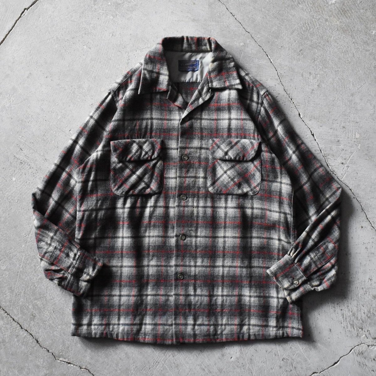 画像1: 1950s PENDLETON ウールシャツ　 "MADE IN USA"　 表記M  (1)