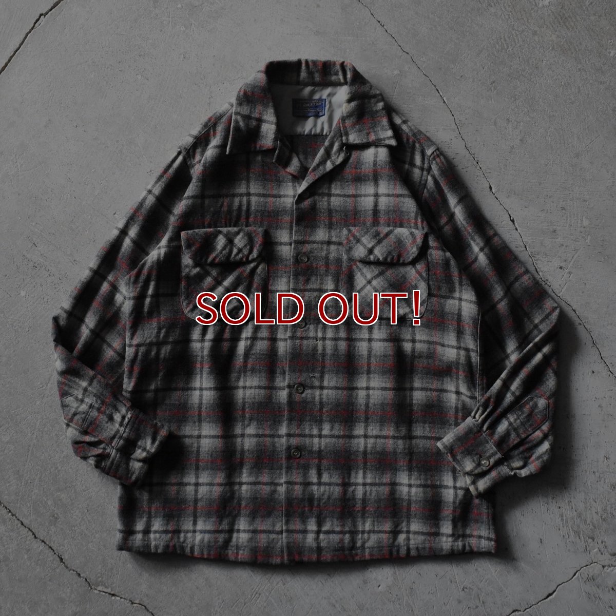 画像1: 1950s PENDLETON ウールシャツ　 "MADE IN USA"　 表記M  (1)