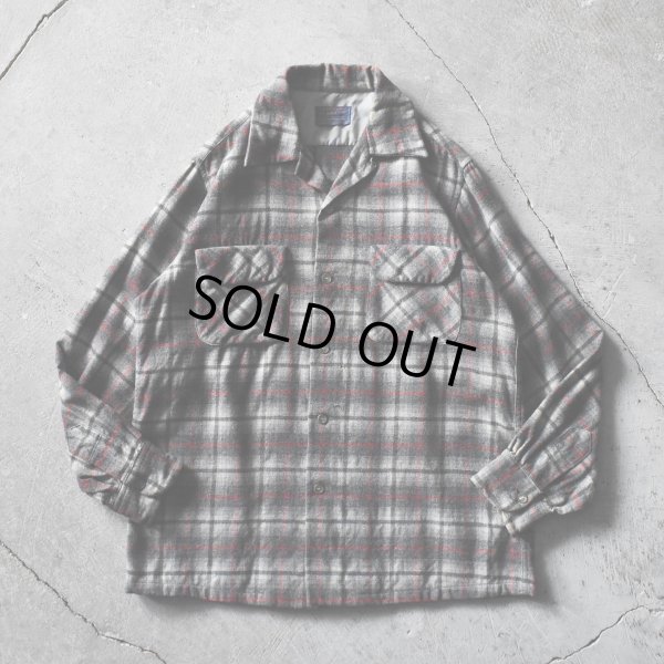 画像1: 1950s PENDLETON ウールシャツ　 "MADE IN USA"　 表記M 