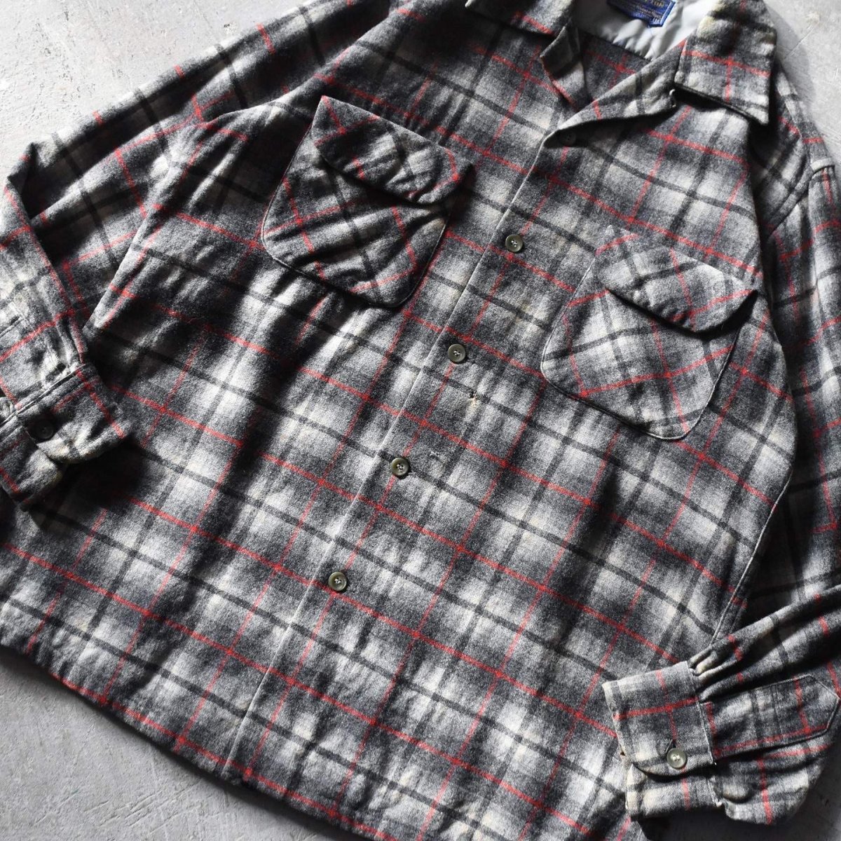 画像5: 1950s PENDLETON ウールシャツ　 "MADE IN USA"　 表記M  (5)
