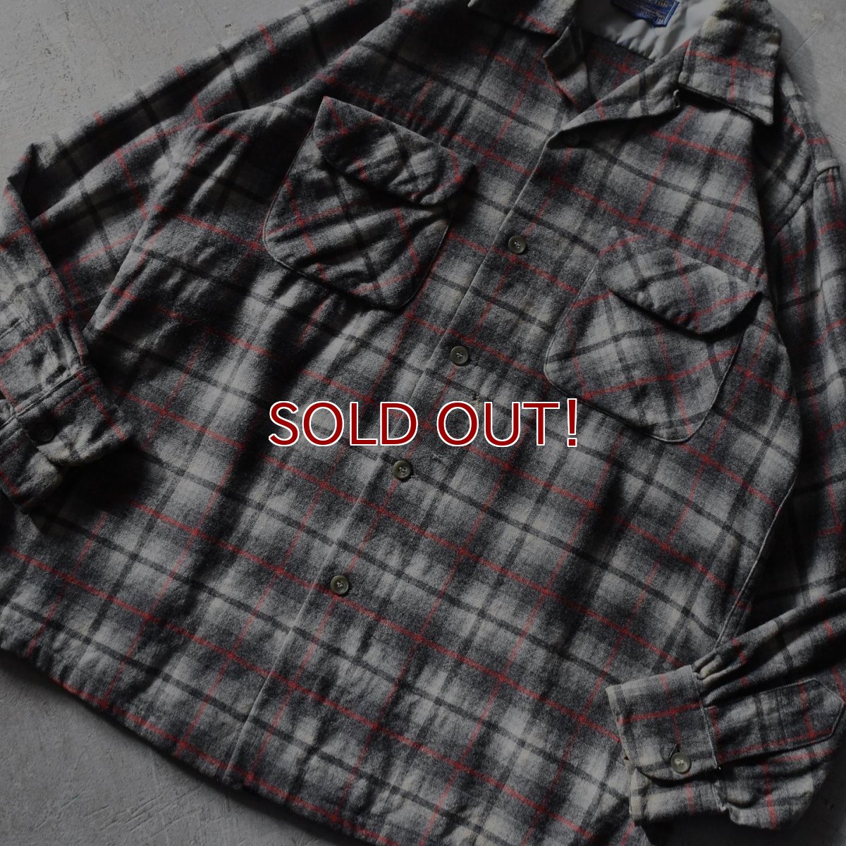 画像5: 1950s PENDLETON ウールシャツ　 "MADE IN USA"　 表記M  (5)