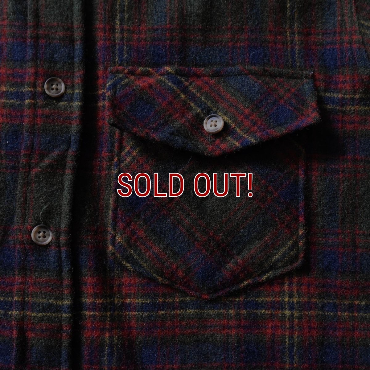 画像8: 1980s Woolrich ウールシャツ　 "MADE IN USA"　 表記L  (8)