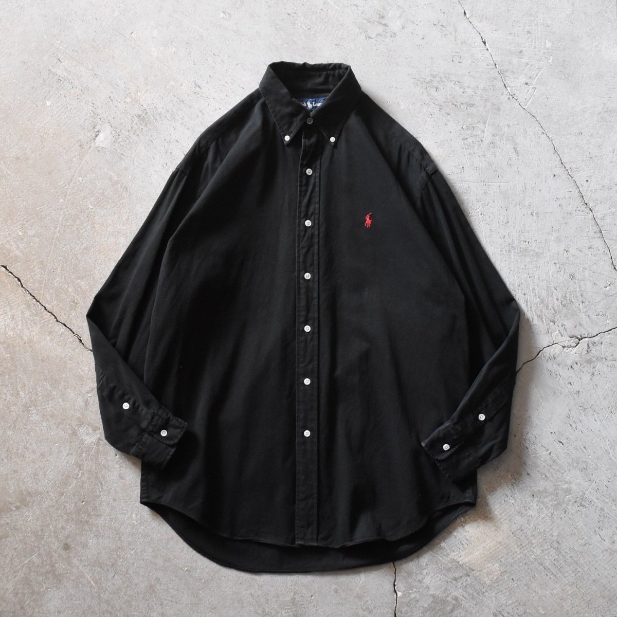 画像1: Ralph Lauren ボタンダウンシャツ　 "BLAKE"　 表記M  (1)