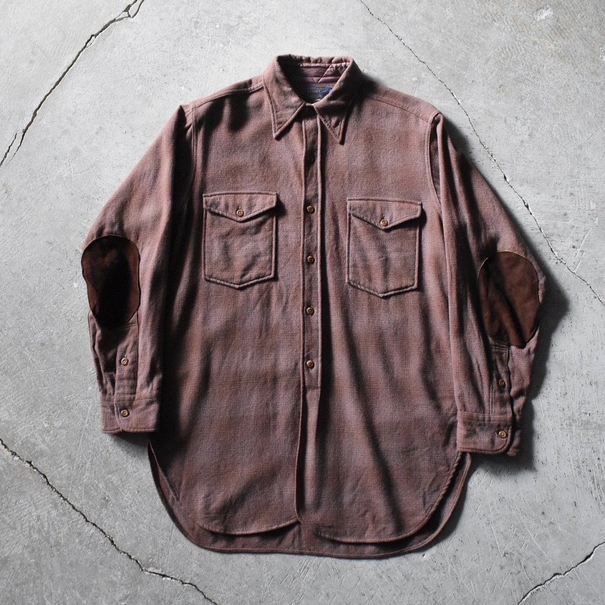 画像1: 1940s PENDLETON ウールシャツ　 "オンブレ"　 実寸M  (1)