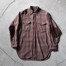 画像1: 1940s PENDLETON ウールシャツ　 "オンブレ"　 実寸M  (1)