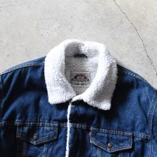 画像3: 1990s Levi's 71608 デニムボアジャケット　 "MADE IN USA"　 表記44  (3)