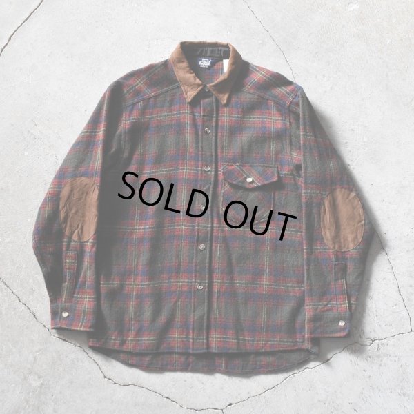 画像1: 1980s Woolrich ウールシャツ　 "MADE IN USA"　 表記L 