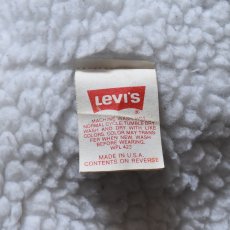 画像13: 1990s Levi's 71608 デニムボアジャケット　 "MADE IN USA"　 表記44  (13)