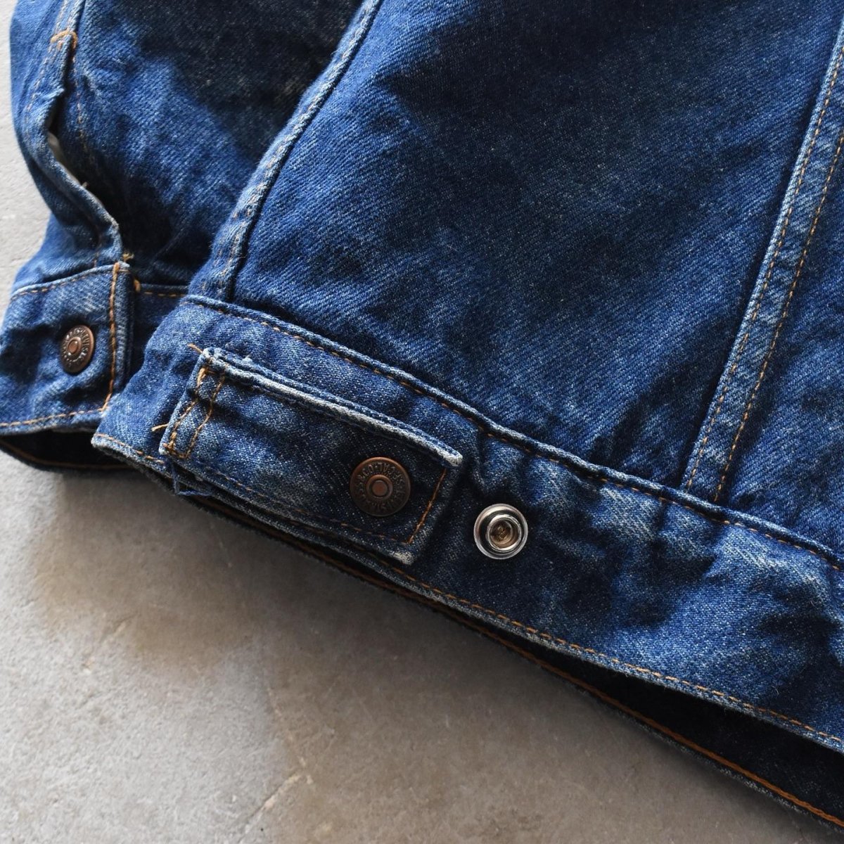 画像11: 1990s Levi's 71608 デニムボアジャケット　 "MADE IN USA"　 表記44  (11)