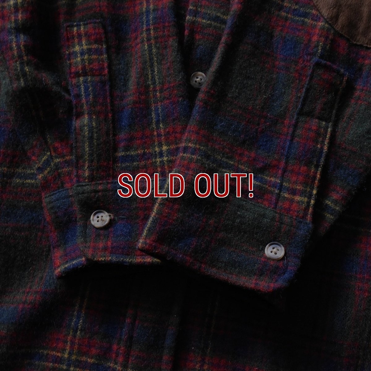 画像12: 1980s Woolrich ウールシャツ　 "MADE IN USA"　 表記L  (12)