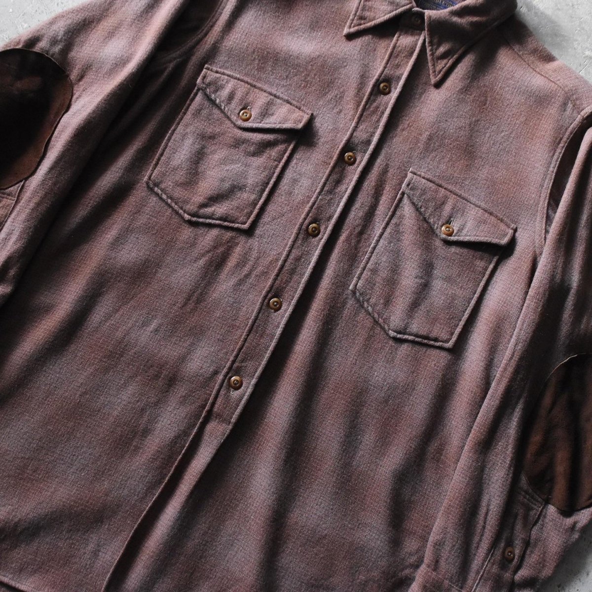 画像5: 1940s PENDLETON ウールシャツ　 "オンブレ"　 実寸M  (5)