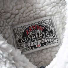 画像4: 1990s Levi's 71608 デニムボアジャケット　 "MADE IN USA"　 表記44  (4)