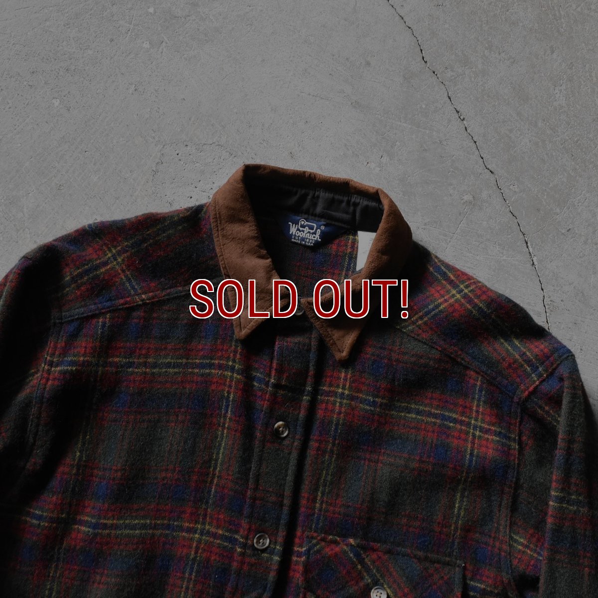 画像4: 1980s Woolrich ウールシャツ　 "MADE IN USA"　 表記L  (4)