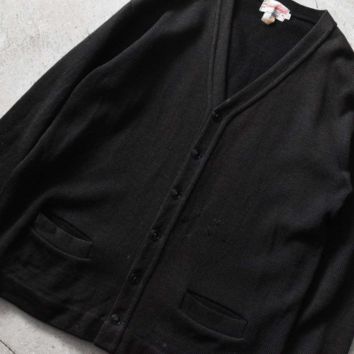 画像5: 1960s BROADWAY KNITING MILLS レタードカーディガン　 "MADE IN USA"　 表記XL  (5)