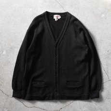 画像1: 1960s BROADWAY KNITING MILLS レタードカーディガン　 "MADE IN USA"　 表記XL  (1)