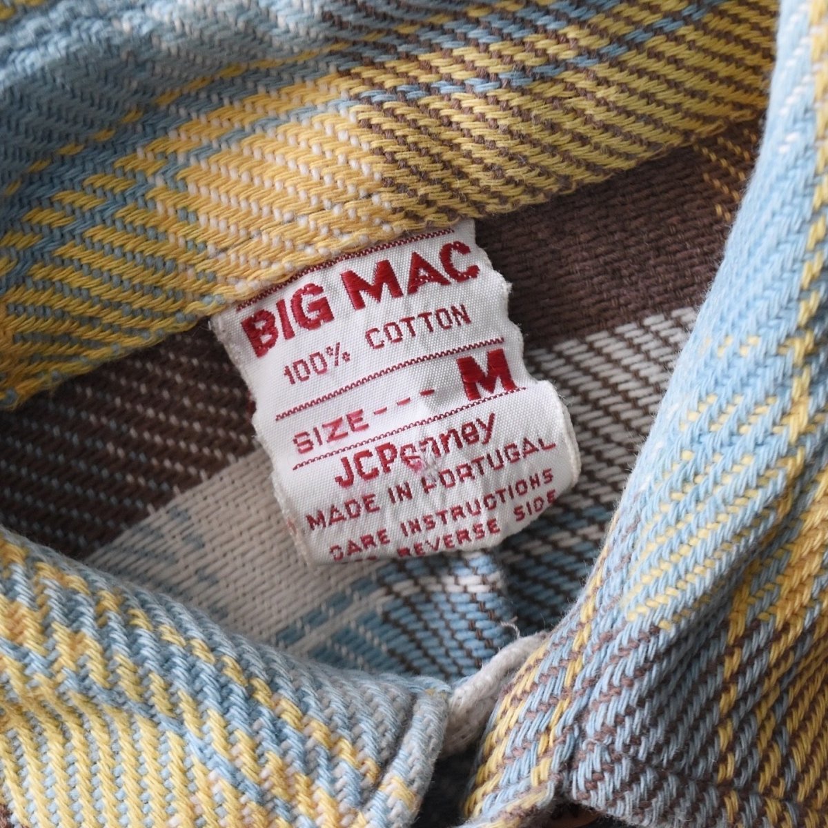 画像3: 1970s BIGMAC ヘビーネルシャツ　 "MADE IN PORTUGAL"　 表記M  (3)