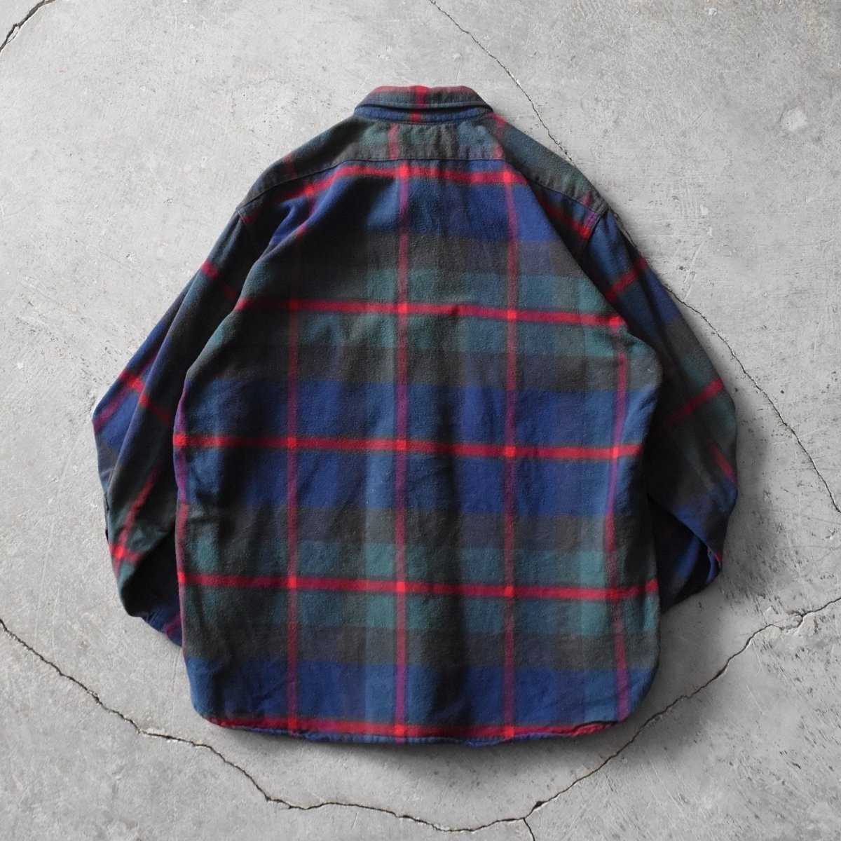 画像2: 1980s L.L.Bean シャモアクロスシャツ　 "MADE IN USA"　 表記L  (2)