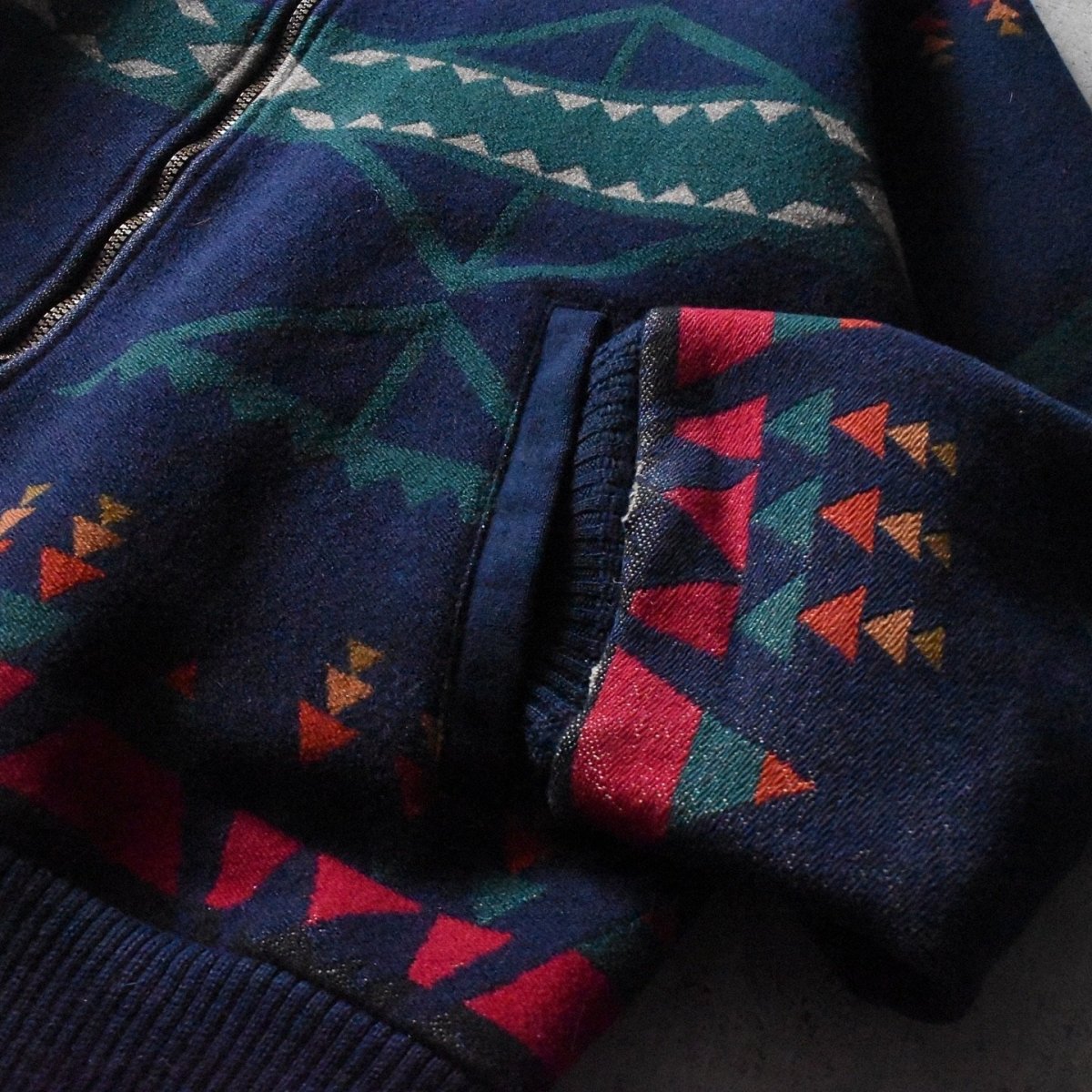 画像7: 1990s PENDLETON ネイティブ柄ウールジャケット　 "MADE IN USA"　 表記L  (7)