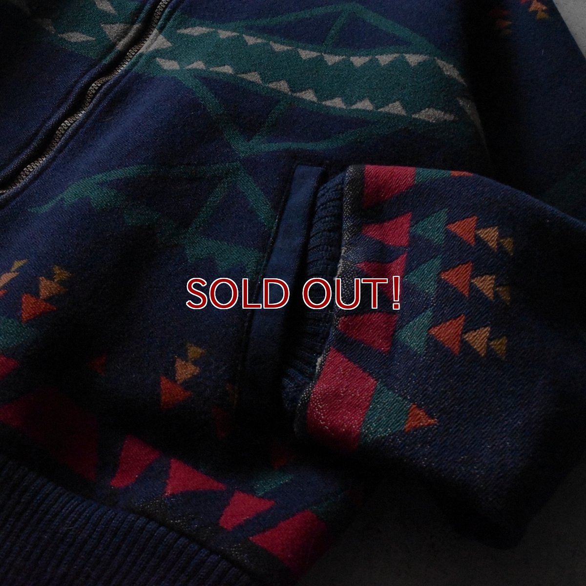 画像7: 1990s PENDLETON ネイティブ柄ウールジャケット　 "MADE IN USA"　 表記L  (7)