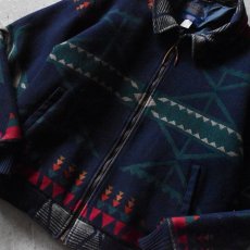 画像5: 1990s PENDLETON ネイティブ柄ウールジャケット　 "MADE IN USA"　 表記L  (5)