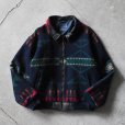画像1: 1990s PENDLETON ネイティブ柄ウールジャケット　<br>"MADE IN USA"　<br>表記L<br> (1)