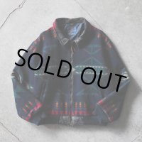 1990s PENDLETON ネイティブ柄ウールジャケット　 "MADE IN USA"　 表記L 